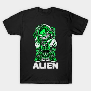 Funny alien design T-Shirt